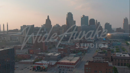 Drone shot, Downtown & Crossroads, Kansas City