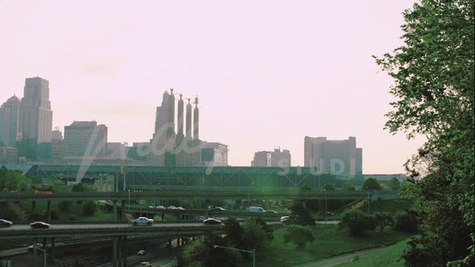 Downtown Kansas City from Summit St. Bridge 2