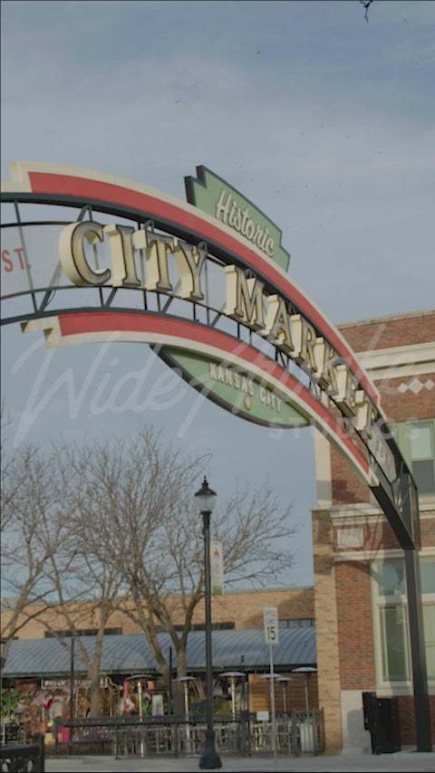 River Market Signage 1, Downtown Kansas City - Vertical